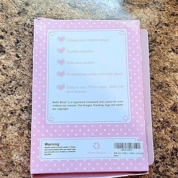 Belle Beau Baby & Toddler Hair Accessories Barrettes - Picture 4 of 4